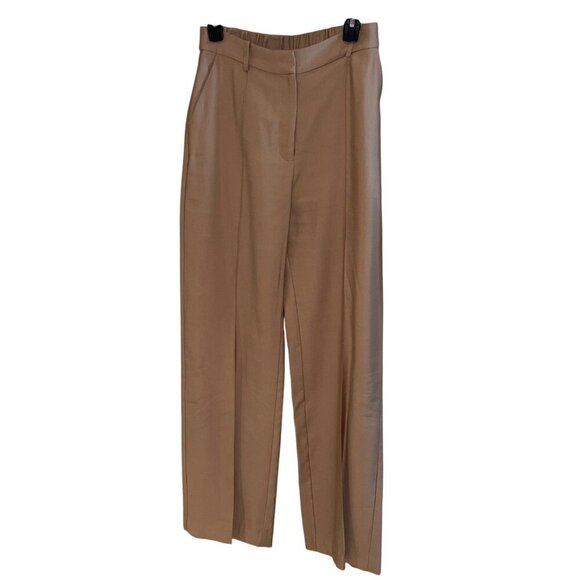 Viktoria And Woods Womens Pants Size 4 Tan Bramwell Almond Pockets Casual